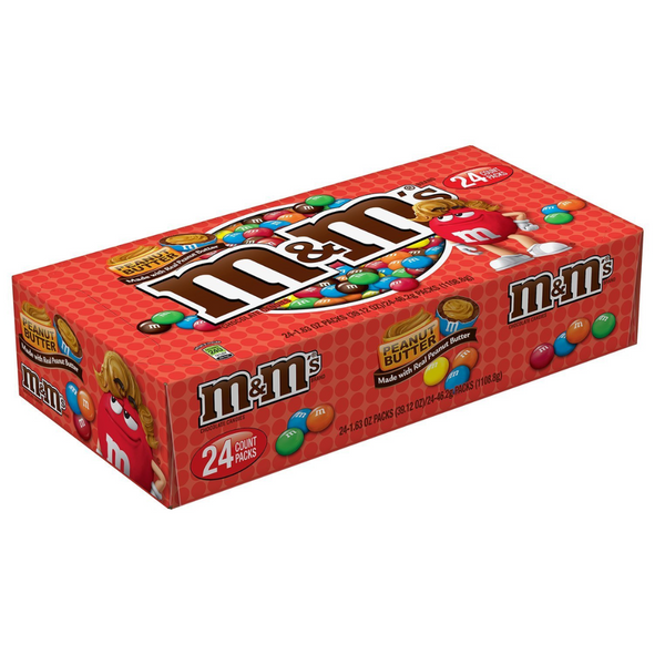 M&M 24/1.7OZ PEANUT BUTTER