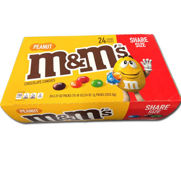 M&M 24/3.2OZ PEANUT KING