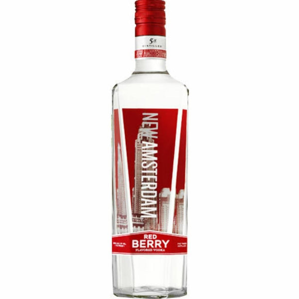 NEW AMSTERDAM 375ML VODKA RED BERRY