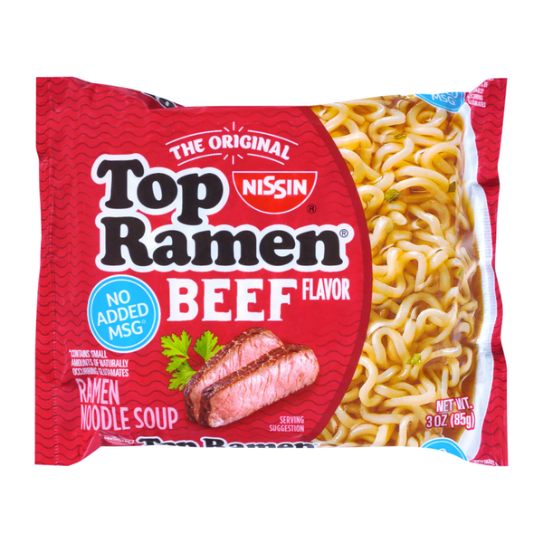 NISSIN  RAMEN BEEF 24/3OZ