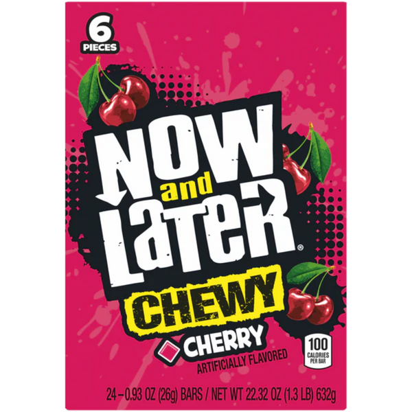 NOW&LATER 24/0.93OZ CHERRY