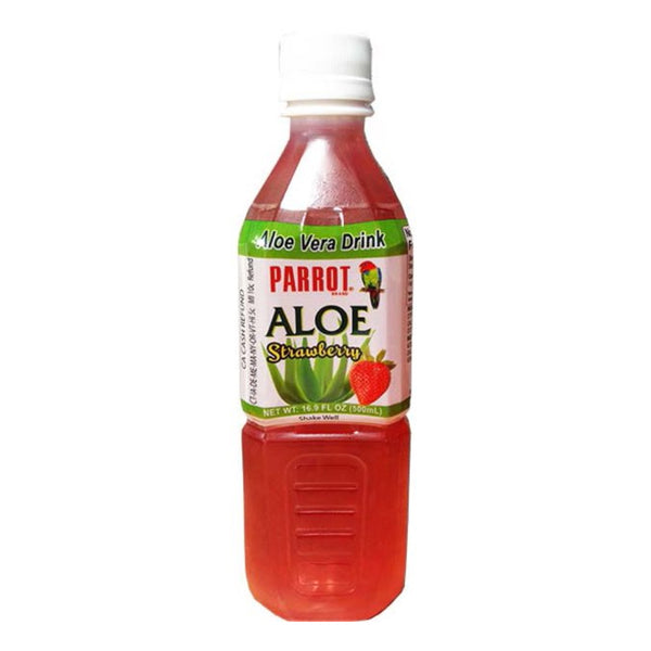 PARROT ALOE 20/16.9OZ STRAWBERRY