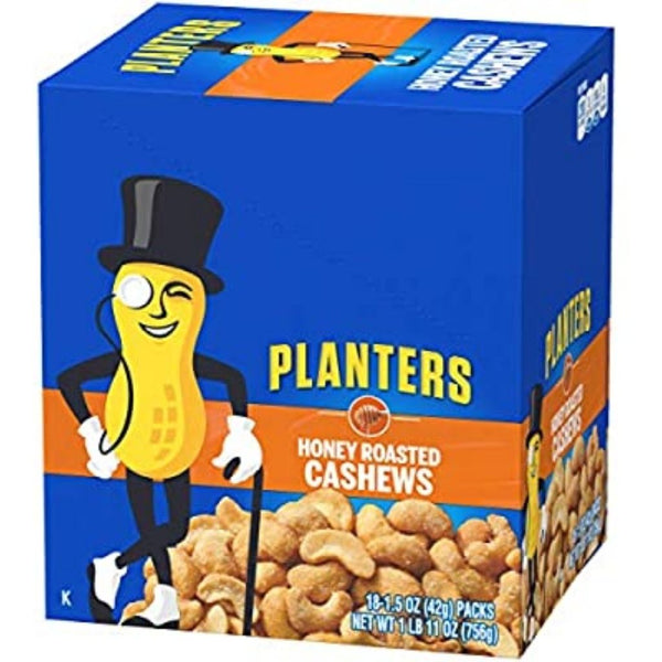 PLANTERS HONEY CASHEW 18/1.75OZ