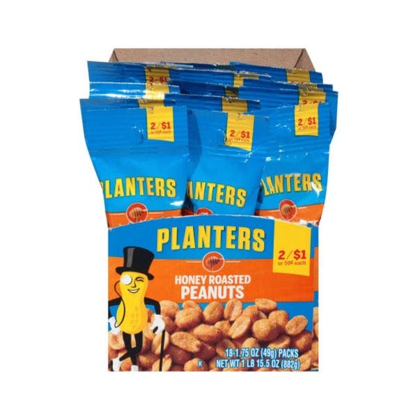 PLANTERS HONEY PEANUT 18/1.75OZ 2/$1.09