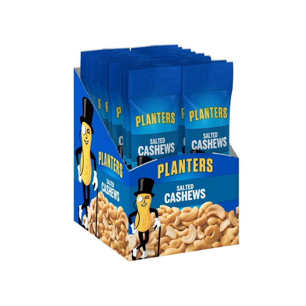 PLANTERS SALTED CASHEWS 18/1.5OZ