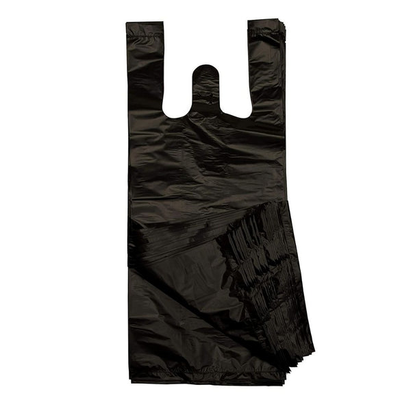 PLASTIC BAGS BLACK 650CT 17MIC MEDIUM 10/5/19