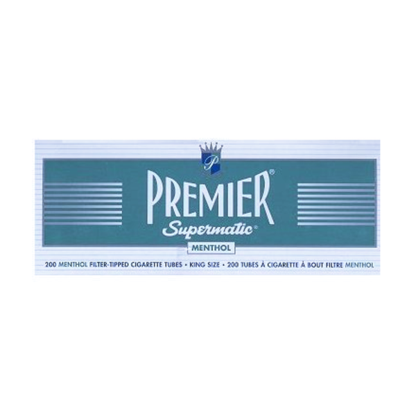 PREMIER CIG TUBES MENTHOL 200/5CT