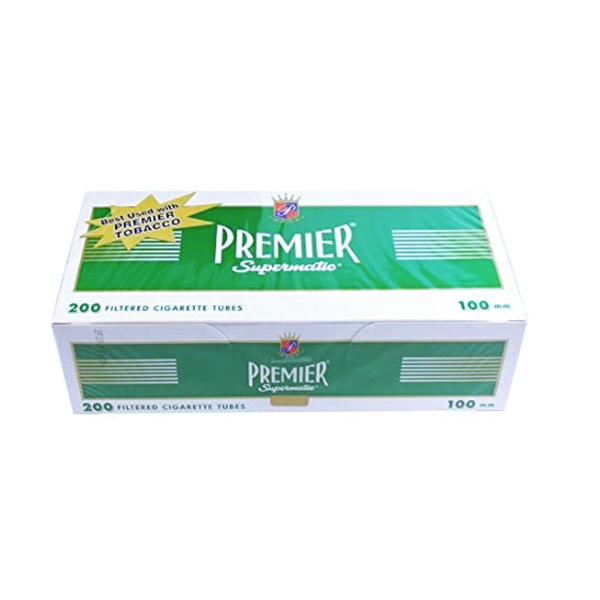 PREMIER MENTHOL SUPERMATIC TUBES 100CT