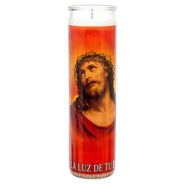 RELIGIOUS CANDLES SAGRADO CORAZON 12CT