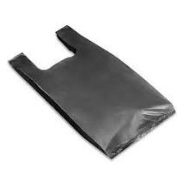 REUSABLE PLASTIC BAGS 57M BLACK 200CT LARGE