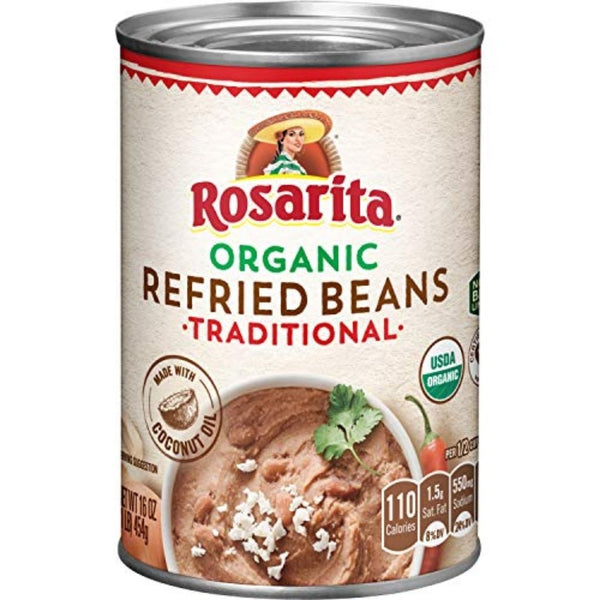 ROSARITA REFRIED BEANS 12/16OZ SPICY JALAP