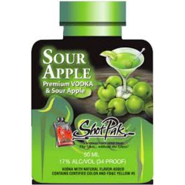 SHOTPAK SOUR APPLE 60/50ML