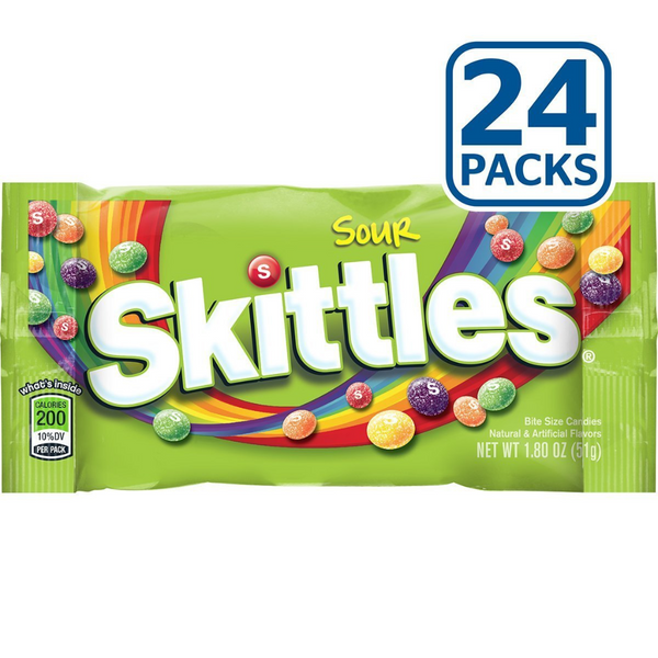 SKITTLES 24/1.8OZ SOUR