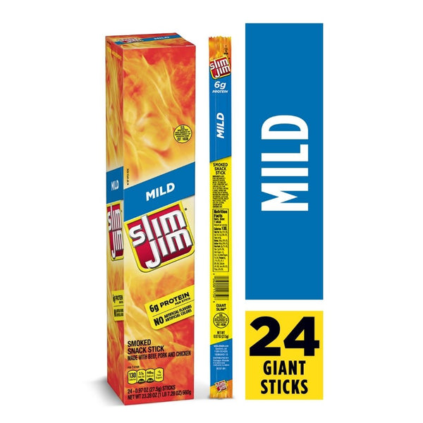 SLIM JIM GIANT MILD 24/0.97OZ