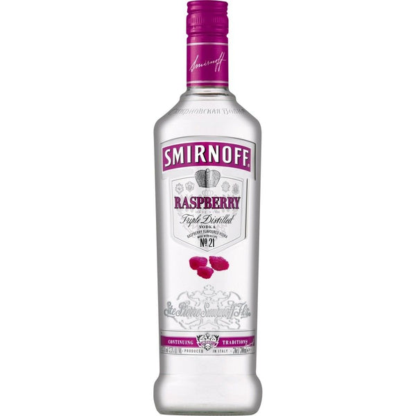 SMIRNOFF VODKA RASPBERRY 1LT