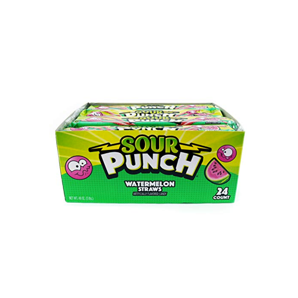 SOUR PUNCH 24/2OZ WATERMELON