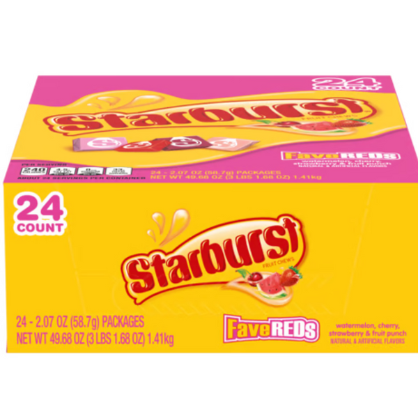 STARBURST 24/2OZ FAVERED