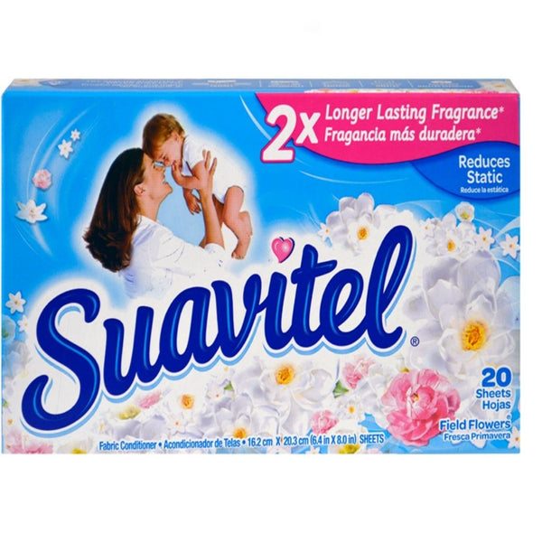 SUAVITEL DRYER SHEETS 15/20CT