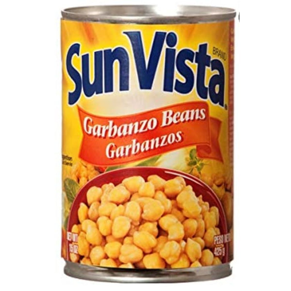 SUN VISTA 12/15OZ GARBANZO BEANS