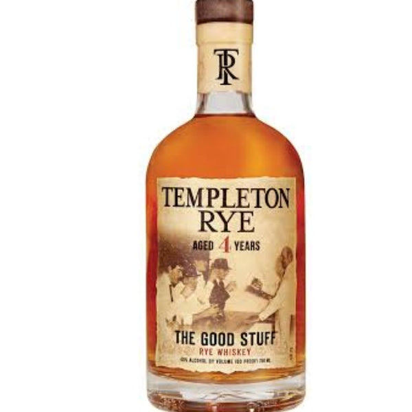 TEMPLETON RYE WHISKEY 4 YEARS 750ML