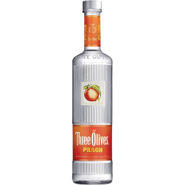 THREE OLIVES VODKA PEACH 1L