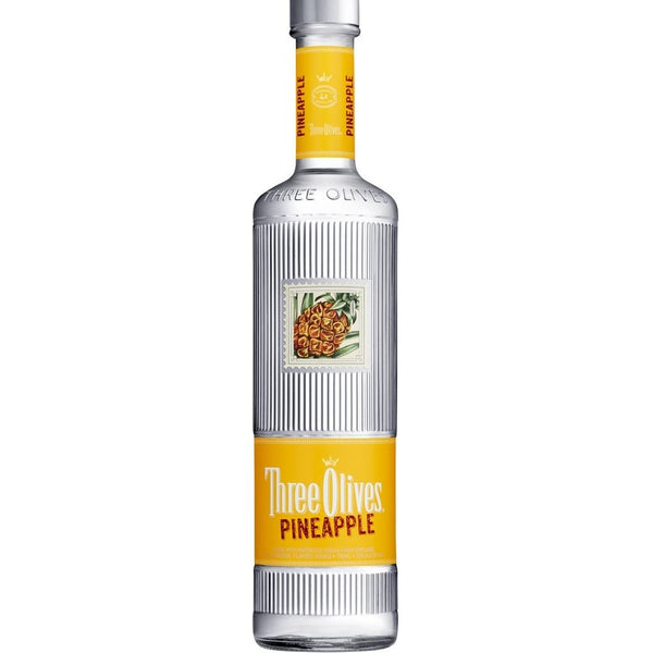 THREE OLIVES VODKA PINEAPPLE 1L