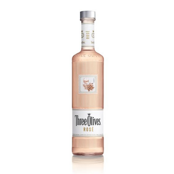 THREE OLIVES VODKA ROSE 750ML