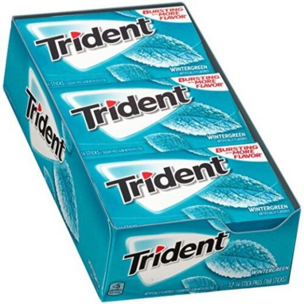 TRIDENT VALUE PK 12/14CT WINTERGREEN