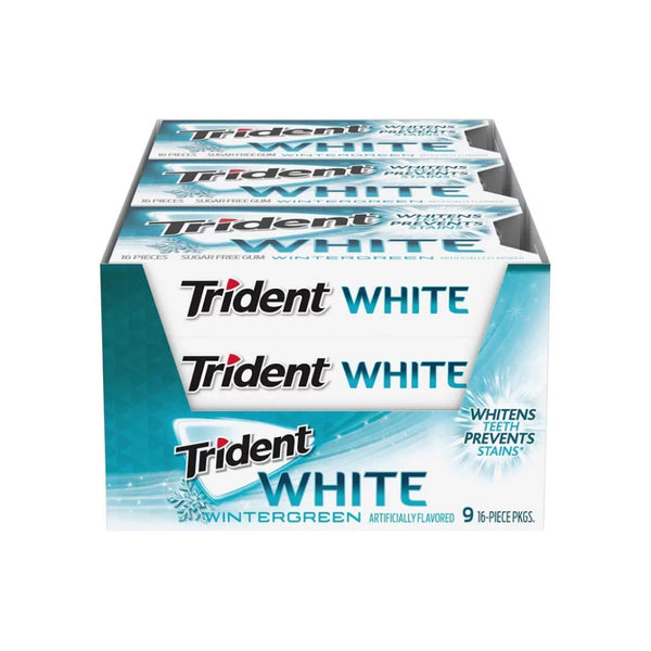 TRIDENT WHITE 9/16CT WINTERGREEN