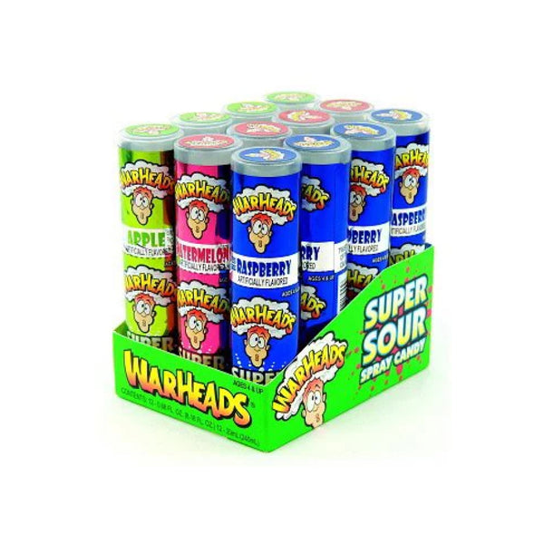 WARHEADS SPRAY CANDY 12CT