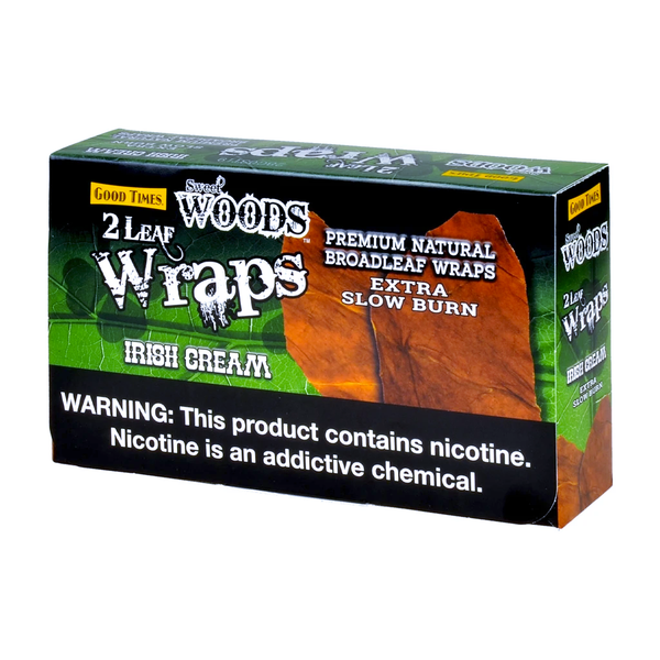 WOODS WRAPS IRISH CREAM 30/2CT