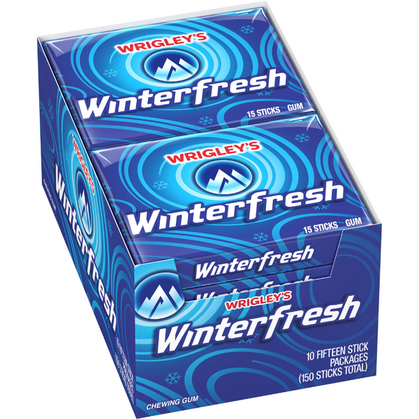 WRIGLEYS GUM 10/15CT WINTER FRESH