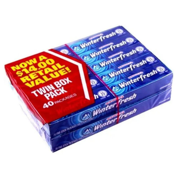 WRIGLEYS GUM 40/5CT WINTER FRESH